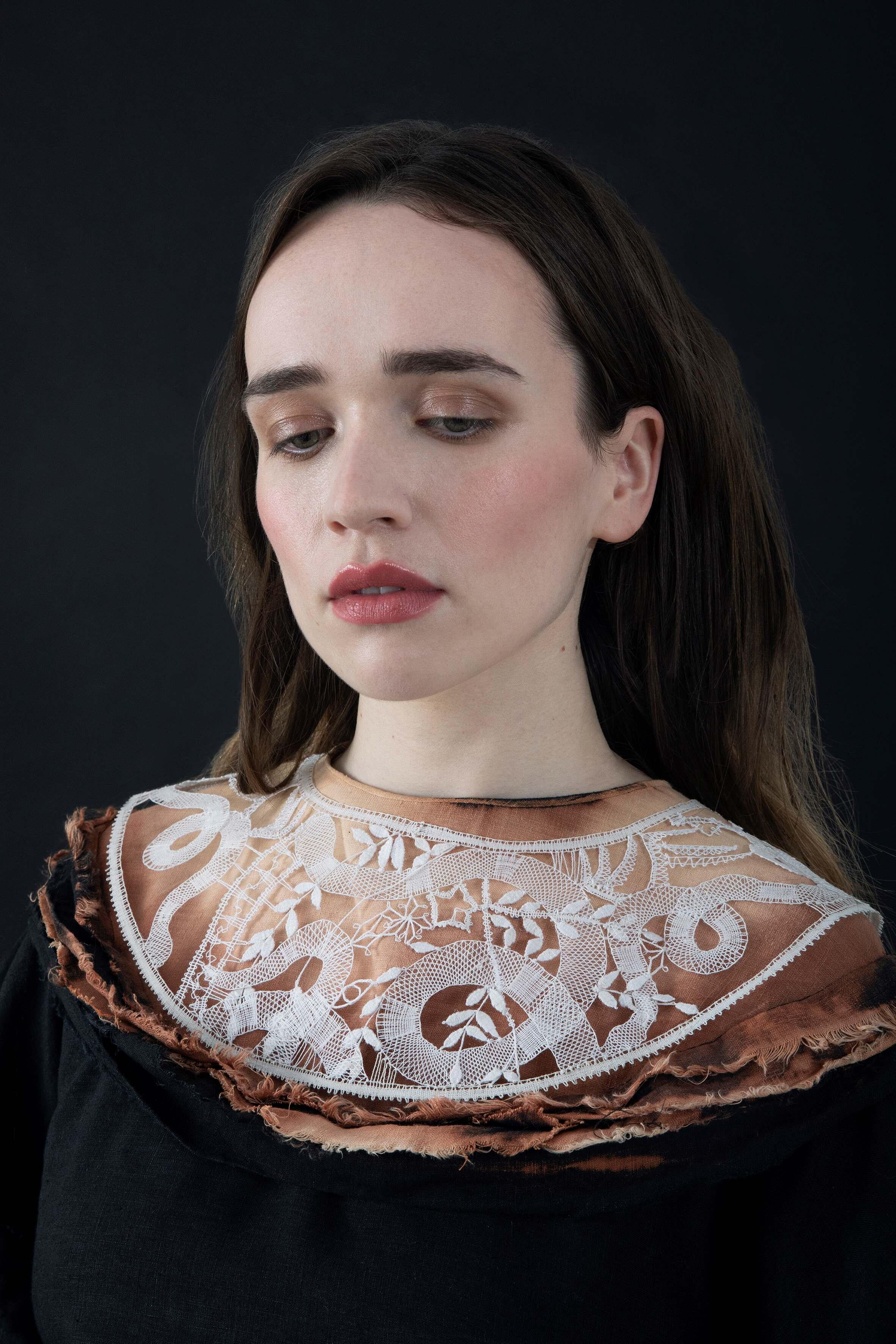 Paličkovaný límec Kateřina Plamitzerová